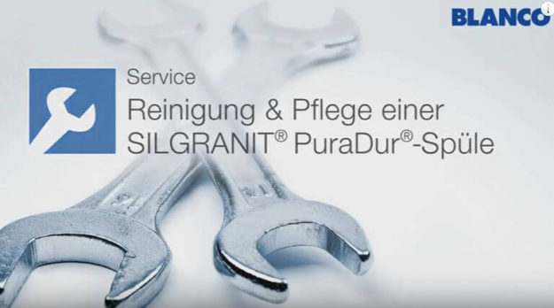 Reinigung Silgranit 625x348 - Blanco Spüle und Armatur