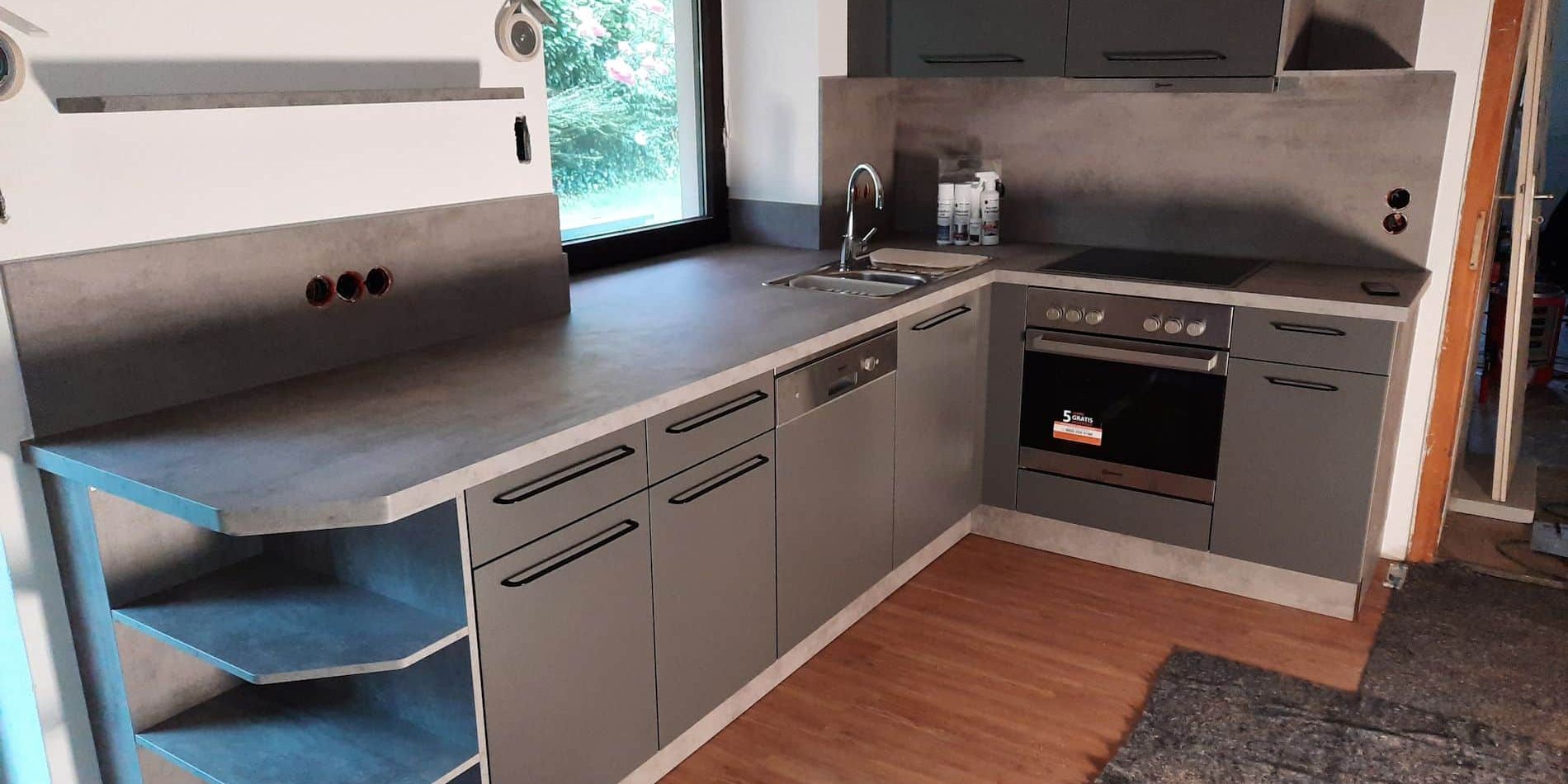 Nolte Küchen Manhattan Quarzgrau 1