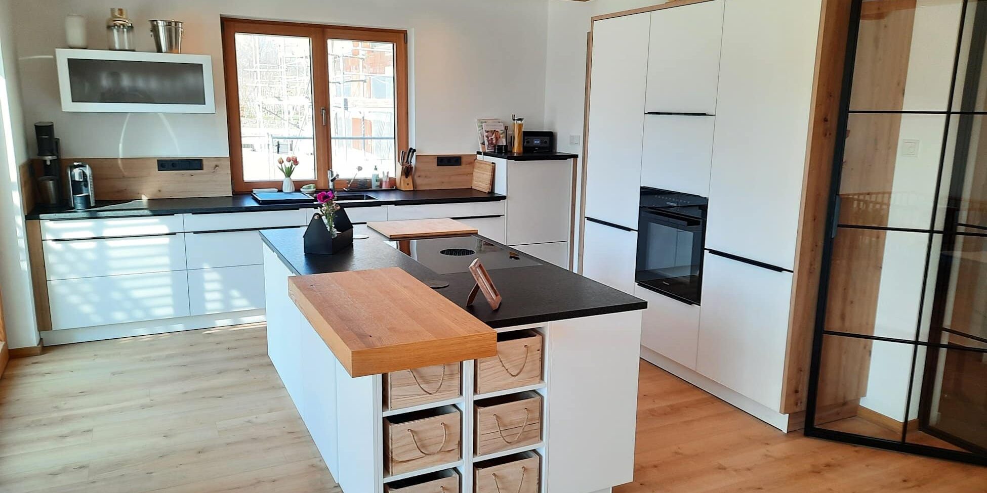 Schüller Glasline matt kristallweiß 1